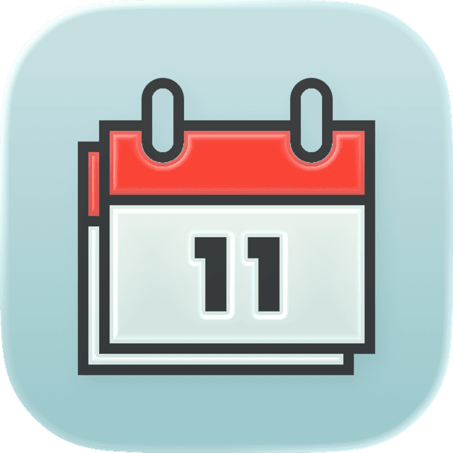 Scheduli liquid glass image